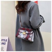 Elegante Bolso de Mano de Cuero PU Patrón de Piel de Serpiente Impermeable, Resistente al Desgaste - details 42
