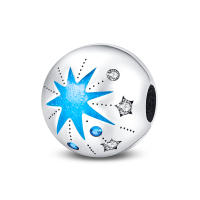 Encanto de Cierre Seguro de 925 Plata Esterlina Original para Mujeres Joyería DIY Cuentas Material Metal Pulsera de Zirconio - details 30