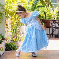 Disfraz de Cenicienta para niña, traje de princesa para fiesta de Halloween, Navidad, cumpleaños, boda, vestido bordado - details 3