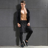 Ropa Deportiva de baloncesto para hombre, conjuntos de compresión para correr, gimnasio, Fitness, chándales, ropa interior, medias, traje deportivo para trotar, 5 piezas - details 3