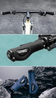 Puños para manillar de bicicleta ROCKBROS par de empuñaduras de ciclismo con bloqueo doble antideslizantes y absorventes de choques accesorios de bicicleta suaves - details 2