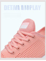 Zapatos deportivos de moda de las mujeres hueco transpirable deportes zapatos casuales bajo fondo suave de malla zapatos para correr - details 5