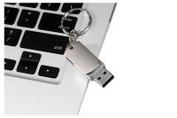 Drive de Flash USB JASTER de 64GB Lote de Regalos Creativos Mini Pendrive de Metal Plateado - details 6