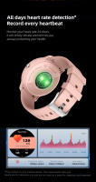 Reloj Inteligente NORTH EDGE NL02C PRO 2024 con Notificación de Llamada Bluetooth Tiempo Mundial Presión Arterial Oxígeno Deportivo Modo Calorías Material de Banda de Caucho Resistente al Agua - details 7