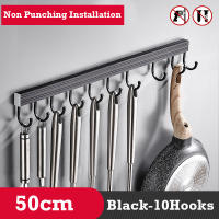 Perchero de Cocina Sin Agujeros Montado en la Pared Alturas de 20/30/40/50CM para Almacenamiento de Cocina y Baño - details 13