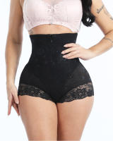 Aiithuug-bragas de Control de barriga, exquisitas bragas moldeadoras de cuerpo de encaje con cremallera con gancho interior, levantamiento de glúteos - details 14