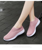 Zapatos para caminar para mujer, zapatillas de calcetín a la moda, mocasines cómodos y transpirables, zapatos informales antideslizantes - details 18