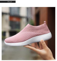 Zapatos para caminar para mujer, zapatillas de calcetín a la moda, mocasines cómodos y transpirables, zapatos informales antideslizantes - details 13