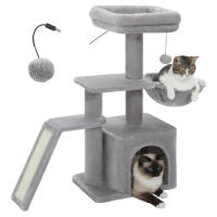 Árbol para gatos pequeño 2 en 1 con poste rascador, rascadores para gatos, condominio para gatitos, accesorios para gatos - details 15