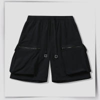 Men New Fashion Cargo Shorts Summer Solid Color Leisure Beach Surf Shorts volleyball Motion Hawaii Holiday Style Shorts Men - details 4