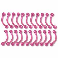 Piercing de ceja de acero quirúrgico 316L, Piercing de labio Punk, 1,2x10x3mm, anillo de lengua, anillos de diente, Piercing corporal, 5 unidades por lote - details 5