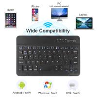 Miniteclado inalámbrico Bluetooth para ordenador portátil, tableta, teléfono, Ipad, teclado recargable para juegos, Android, iOS, Windows - details 6