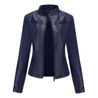 Chaqueta de cuero de imitación para mujer, abrigo de motociclista de moda, ropa de primavera y otoño - details 8