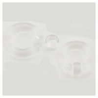 Anillo de cuentas cautivas de acrílico bcr de gran tamaño, 2 piezas, dilatador de tapón para la oreja, guauge, piercing para la nariz, joyería para el cuerpo - details 11