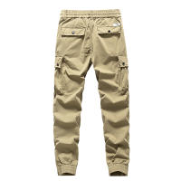 Pantalones Cargo Retro de Invierno para Hombres Comodidad de Algodón, Largo Completo, Múltiples Bolsillos, Estilo Casual de Sweat - details 2