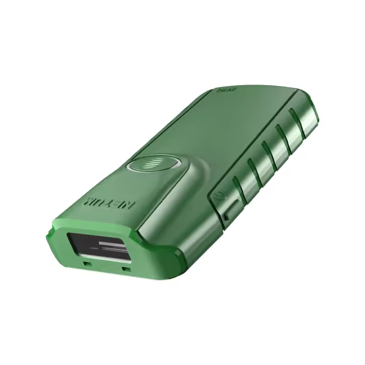 NETUM Escáner de Barcode Bluetooth 1D E740 Portátil, Compacto, Luz de LED - 1