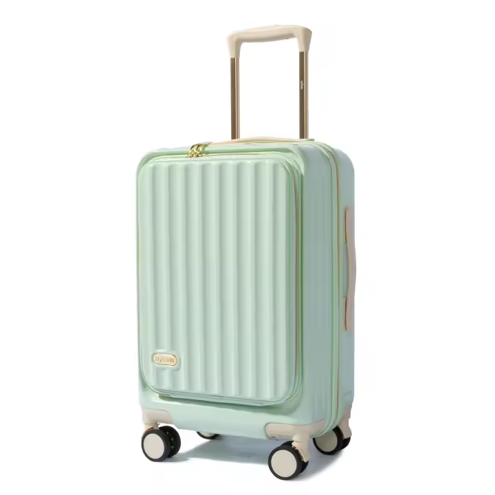 Maleta de viaje de negocios S STAR con marco de PC de 20 pulgadas con cerradura y ruedas giratorias, equipaje multifuncional, maleta expandible, ligera, caja de transporte, bolsa de mano, silenciosa, de negocios, apertura frontal. - 1