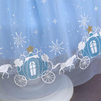 Vestido de princesa para niña, ropa de fiesta de fantasía de verano, disfraz de Aurora, Rapunzel, Cenicienta, Bella Durmiente, Carnaval y Navidad - details 6