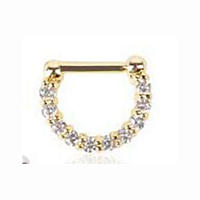 Aros de circonia aaa de 16G para mujer, piercing para la nariz, color plateado, joyería para el cuerpo, piercing para el pezón y el tabique falso - details 10