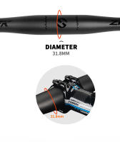 TOSEEK ZF-ONE Mtb Carbon Handlebar Bicycle Handlebar 31.8*580-720/740/760mm Matt Black Handlebars For Mountain Bike Accessories - details 8