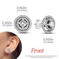 Pendientes de plata de ley 925 para mujer, joyería de plata fantástica, conjunto de pendientes de piedras preciosas de copo de nieve de araña, pendientes de plata como regalo - details 2