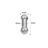 Anillos rectos de acero inoxidable de gran tamaño para el cuerpo, Piercing para el tragus de la oreja, barra para el pezón, labios, joyería para el cuerpo, 1 unidad - details 4