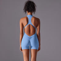 Conjunto Deportivo Hamidou Monos de Yoga sin Mangas con Cuello en V Material de Nylon - details 81