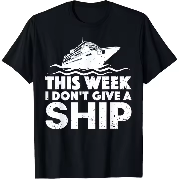 Cool Cruise Art hombres mujeres crucero vacaciones crucero pareja camiseta hombres camiseta - 1
