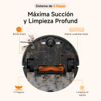 Aspiradora Robótica Inteligente PrettyCare L1 Pro con Función de Fregado, 15000Pa, Navegación LiDAR, Estación de Autovaciado, para Pelo de Mascotas, Pisos Duros y Alfombras - details 5