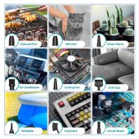Plumero de aire comprimido para teclado de ordenador, Mini limpiador de polvo de aire inalámbrico eléctrico de 51000 RPM para PC, migas y coche - details 0