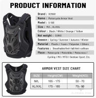 VEMAR Armadura de Motocross Chaqueta de Moto con Protector de Espalda y Pecho para Moto de Tierra Off-Road Equipo Protector para Moto - details 2