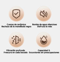 Dispensador de agua automático de cerámica para gatos, tazón de cerámica para gatos, filtración circulante, fuente de agua inteligente para gatos, tazón para perros, suministros para mascotas - details 13