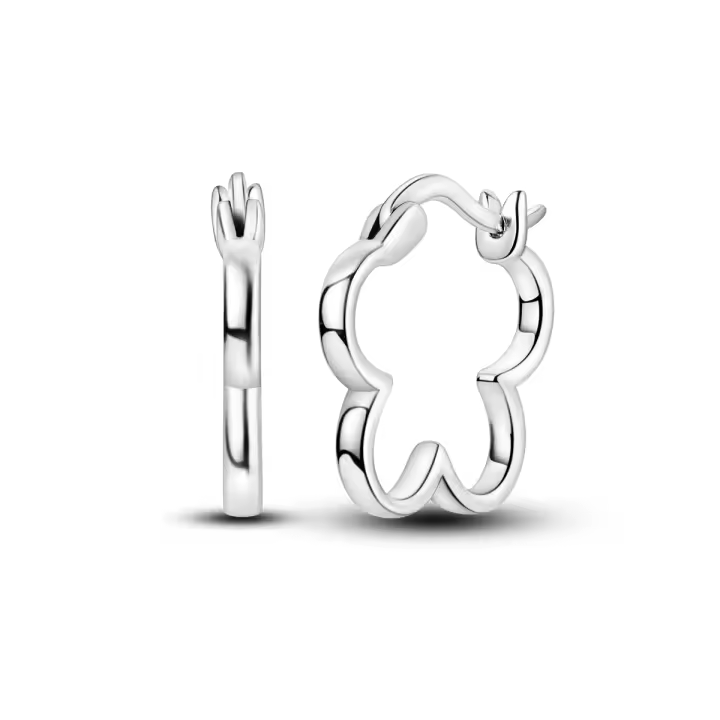 Producto: pendientes de hueso de cachorro, pendientes de aro simples de estrellas y lunas, elegantes pendientes de lujo para mujeres, regalos de aniversario - 1