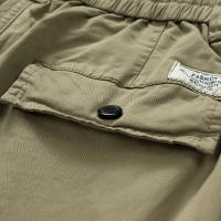 Pantalones Cargo Retro de Invierno para Hombres Comodidad de Algodón, Largo Completo, Múltiples Bolsillos, Estilo Casual de Sweat - details 17