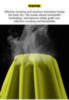 Chaqueta Impermeable Mejorada JNLN Unisex para Deportes al Aire Libre Cierre de Cremallera - details 9