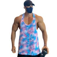 Muscleguys Camiseta de Gimnasio Camuflaje Vestido Deportivo sin Mangas de Poliéster para Hombres - details 5