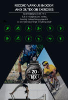North Edge Cross Fit3 GPS reloj amoled screen Compass barómetro altímetro 50m impermeable - details 6