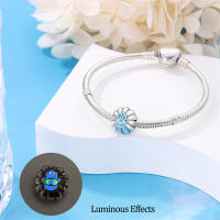 Encanto de Cierre Seguro de 925 Plata Esterlina Original para Mujeres Joyería DIY Cuentas Material Metal Pulsera de Zirconio - details 23