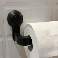 Portarrollos de papel higiénico montado en la pared para baño, soporte para pañuelos, almacenamiento con ventosa, 2 piezas - details 2