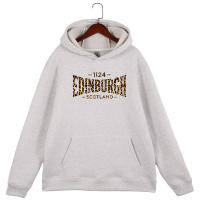 Sudadera con Capucha para Hombre con Estampado de Leopardo de Edimburgo, Escocia, Holgada, Cómoda, Deportiva, de Algodón, con Bolsillo - details 12