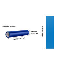 SucceBuy Película protectora para alfombras, protector de suelo autoadhesivo, rollo protector de alfombrilla de polietileno de fácil instalación - details 0