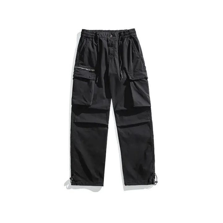 Pantalones Cargo de Hiking para Hombres CHAIFENKO Comodidad Casual con Cordón Tela de Algodón - 1