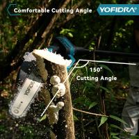 YOFIDRA - Podadora Telescópica Eléctrica Inalámbrica de 8 Pulgadas, 2 en 1, Motosierra para Ramas Altas, Herramienta de Podar para Jardín, Compatible con Batería Makita de 18V, Juego de Pines - details 10