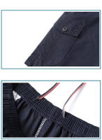 Pantalones cortos informales finos para hombre, Shorts elásticos de moda, Color sólido, transpirables, para playa, novedad de verano - details 7