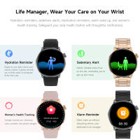 Nuevo reloj inteligente a la moda para mujer, pantalla AMOLED, frecuencia cardíaca, sueño, recordatorios de salud, más de 100 diales personalizados, múltiples modos deportivos, reloj inteligente con llamadas Bluetooth para Android iOS - details 7