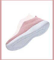 Zapatos para caminar para mujer, zapatillas de calcetín a la moda, mocasines cómodos y transpirables, zapatos informales antideslizantes - details 11