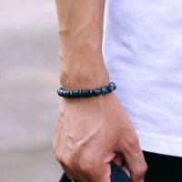 Noter, nueva Pulsera novedosa para hombre, Ojos de tigre naturales, Pulsera con cuentas de roca volcánica, regalo para él, Pulsera de hematita Heag Braslet Pulsera Homme - details 4