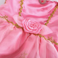 Vestido de princesa para niña, ropa de fiesta de fantasía de verano, disfraz de Aurora, Rapunzel, Cenicienta, Bella Durmiente, Carnaval y Navidad - details 12