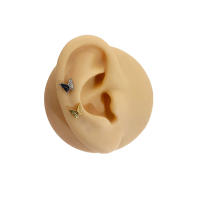 Piercing para el Tragus de La Oreja de titanio, 1/2 piezas, Color dorado, G23, Labret, enchufe, pendientes de titanio, Piercings de hélice, Cartilagem Da Orelha - details 4