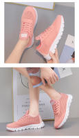 Zapatos deportivos de moda de las mujeres hueco transpirable deportes zapatos casuales bajo fondo suave de malla zapatos para correr - details 11